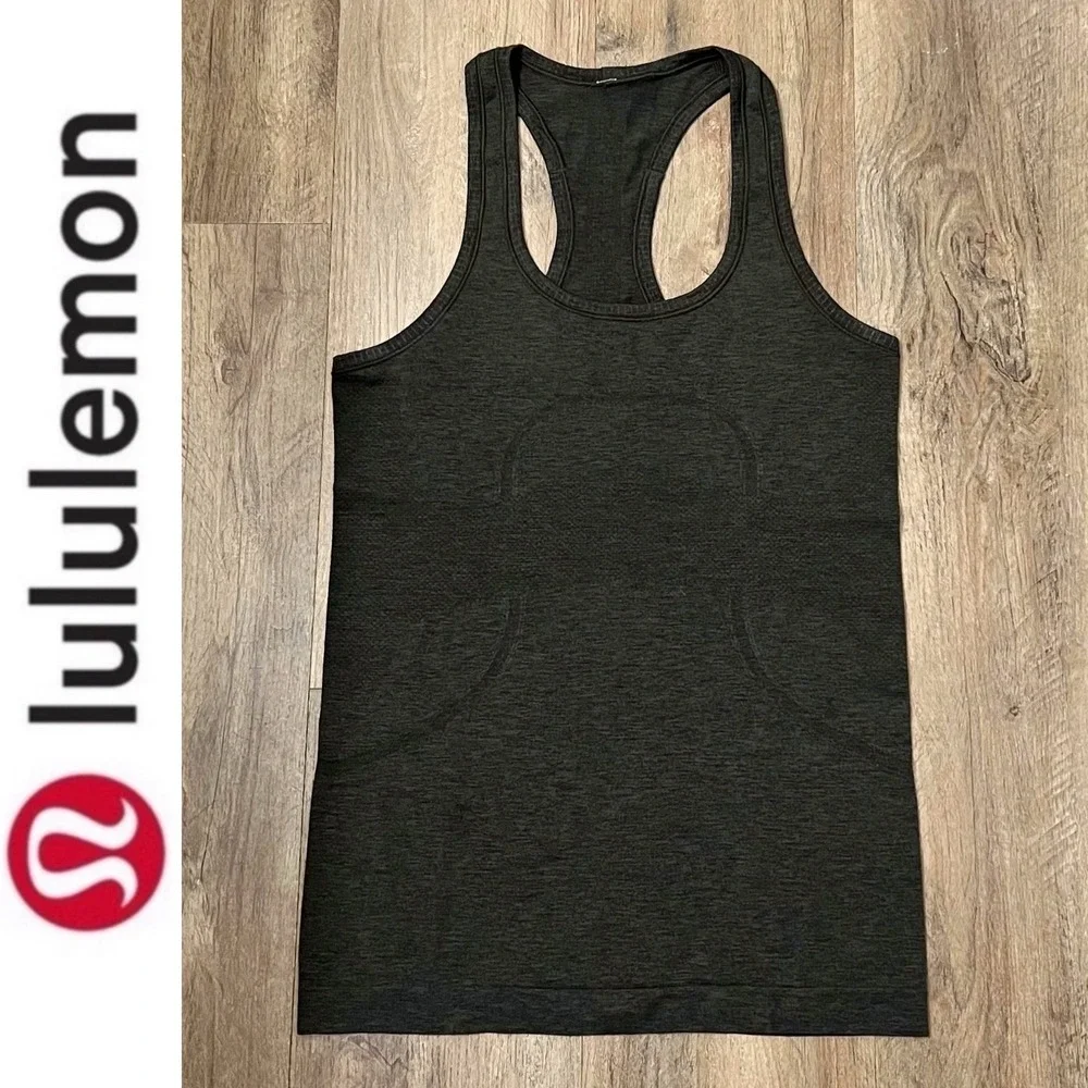 Lululemon Wome's Swiftly Tech Racerback Dark‎ Olive Size 6